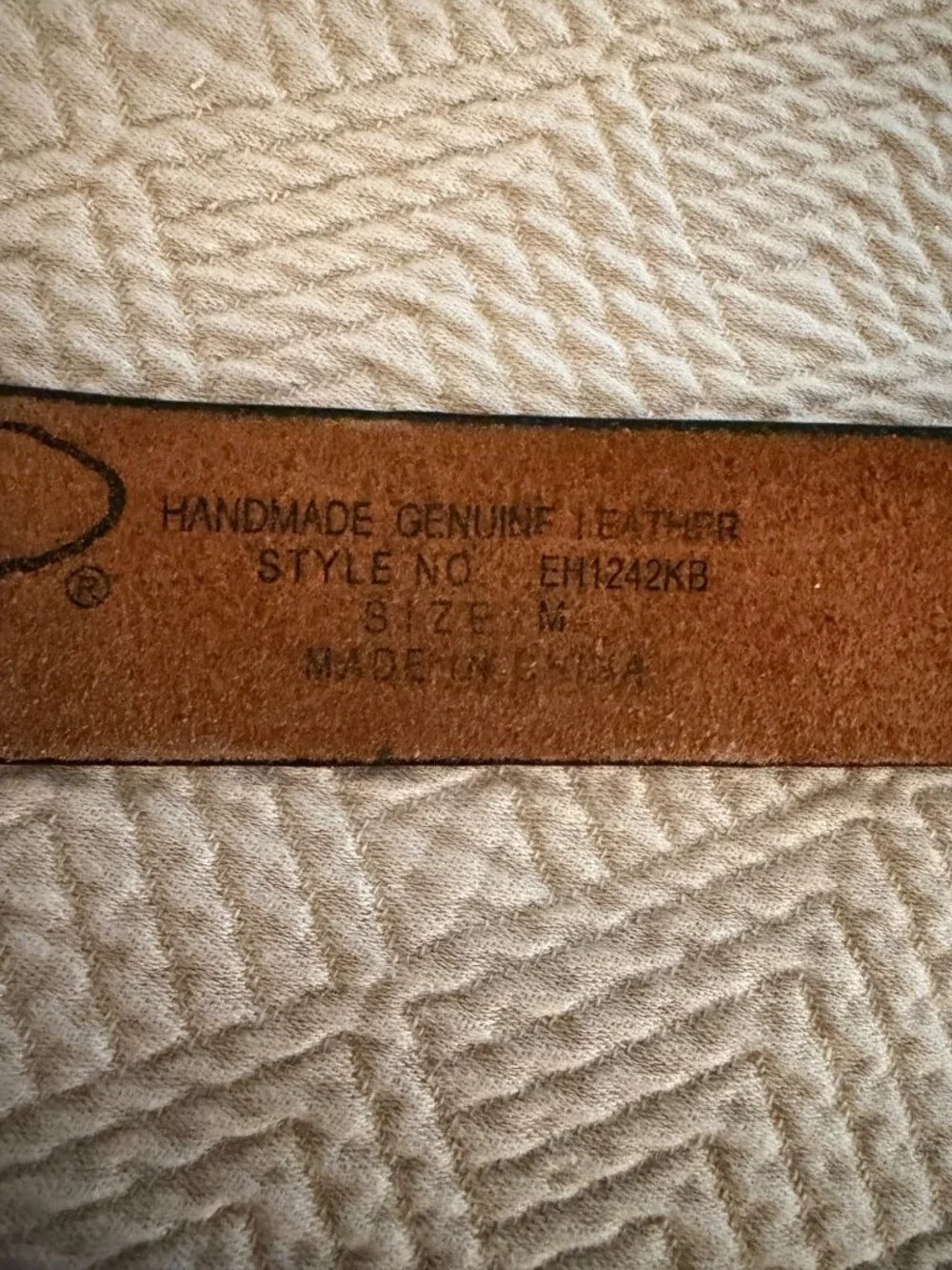 Ed Hardy Womens Studded Tattoo-inspired Belt Size M Brown Leather Casual Y2k